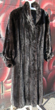 Load image into Gallery viewer, Black Mink Coat by Leonard