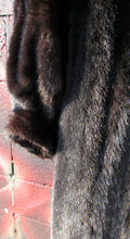 Load image into Gallery viewer, Black Mink Coat by Leonard