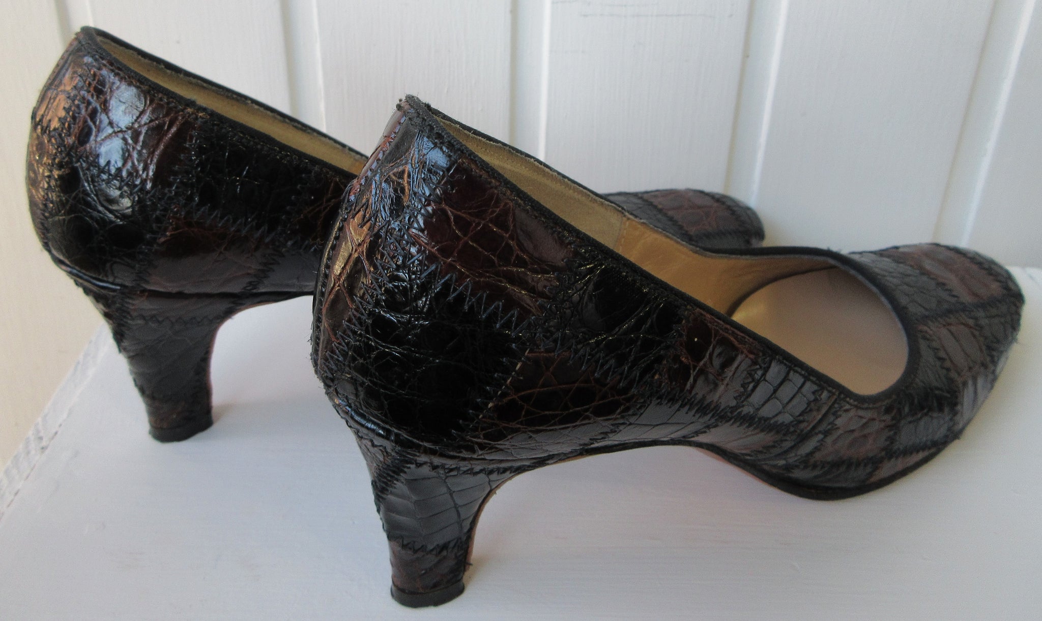 Alligator sales high heels