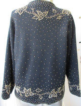 Load image into Gallery viewer, Black Wool Beaded Cardigan by BANFF Ltd.
